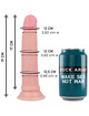 rockarmy - avenger dildo realistico liquid silicone 19 cm -o- 3.98 cm