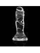 x ray - clear dildo transparente 12 cm -o- 2.6 cm