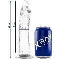 x ray - clear dildo transparente 21 cm -o- 4 cm