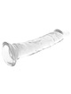 x ray - clear dildo transparente 21 cm -o- 4 cm
