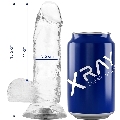 x ray - clear cock with balls 15.5 cm -o- 3.5 cm