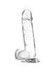 x ray - clear dildo realista transparente 20 cm -o- 4.5 cm
