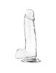 x ray - clear cock with balls 20 cm -o- 4.5 cm