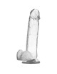 x ray - clear cock with balls 22 cm -o- 4.6 cm