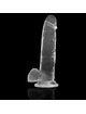 x ray - clear cock with balls 22 cm -o- 4.6 cm