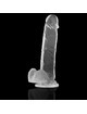 x ray - clear cock with balls 22 cm -o- 4.6 cm