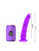 Dildo Realístico Delta Club Silicone Roxo 17 cm