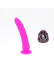 Dildo Realístico Delta Club Silicone Roxo 17 cm