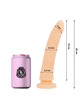 delta club - dildo realista natural silicona medica 20 cm -o- 4 cm