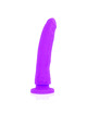 Dildo Realístico Delta Club Silicone Roxo 20 cm