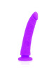 delta club - toys lilac dildo medical silicone 20 cm -o- 4 cm