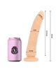 Dildo Realístico Delta Club Silicone Bege 23 cm
