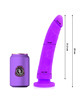 delta club - dildo realista lila silicona medica 23 cm -o- 4.5 cm
