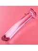 nebula series by ibiza - model 8 dildo borosilicate glass clear 14.5 cm -o- 2 cm