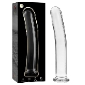 nebula series by ibiza - modelo 9 dildo cristal transparente 15.5 cm -o- 2.5 cm