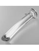 nebula series by ibiza - model 9 dildo borosilicate glass clear 15.5 cm -o- 2.5 cm