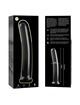 nebula series by ibiza - model 9 dildo borosilicate glass clear 15.5 cm -o- 2.5 cm