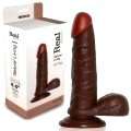 Dildo Realístico Real Rapture Earth Flavour Negro 16 cm