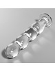 nebula series by ibiza - model 10 dildo borosilicate glass clear 16.5 cm -o- 3.5 cm