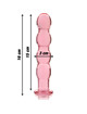 nebula series by ibiza - modelo 10 dildo cristal transparente 16.5 cm -o- 3.5 cm