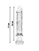 Dildo de Vidro Ibiza Nebula Series Modelo 12 17 cm