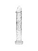 nebula series by ibiza - modelo 12 dildo cristal transparente 17 cm -o- 3.5 cm