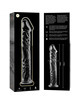 nebula series by ibiza - modelo 12 dildo cristal transparente 17 cm -o- 3.5 cm