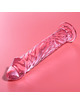 nebula series by ibiza - model 12 dildo borosilicate glass clear 17 cm -o- 3.5 cm