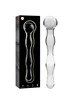 nebula series by ibiza - model 13 dildo borosilicate glass clear 18 cm -o- 3.5 cm