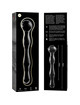 nebula series by ibiza - modelo 13 dildo cristal transparente 18 cm -o- 3.5 cm