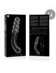 nebula series by ibiza - modelo 14 dildo cristal transparente 18.5 cm -o- 3 cm