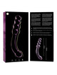 nebula series by ibiza - model 14 dildo borosilicate glass clear 18.5 cm -o- 3 cm