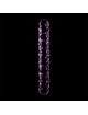 nebula series by ibiza - model 15 dildo borosilicate glass clear 18.5 cm -o- 3 cm