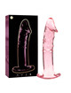 nebula series by ibiza - model 19 dildo borosilicate glass clear 18.5 cm -o- 4 cm