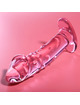 nebula series by ibiza - model 19 dildo borosilicate glass clear 18.5 cm -o- 4 cm