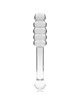 nebula series by ibiza - modelo 20 dildo cristal transparente 20.5 cm -o- 3 cm