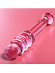 nebula series by ibiza - modelo 20 dildo cristal transparente 20.5 cm -o- 3 cm