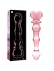 nebula series by ibiza - model 21 dildo borosilicate glass clear 20.5 cm -o- 3.5 cm