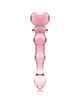 nebula series by ibiza - model 21 dildo borosilicate glass clear 20.5 cm -o- 3.5 cm
