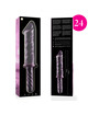 nebula series by ibiza - model 24 dildo borosilicate glass clear 28.5 cm -o- 5 cm