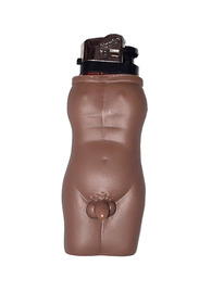 Isqueiro Diablo Corpo de Homem Castanho