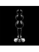 nebula series by ibiza - model 1 anal plug borosilicate glass clear 10.5 cm -o- 3 cm