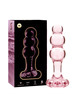 nebula series by ibiza - modelo 1 plug cristal transparente 10.5 cm -o- 3 cm