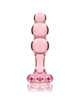 nebula series by ibiza - model 1 anal plug borosilicate glass clear 10.5 cm -o- 3 cm