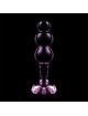 nebula series by ibiza - modelo 1 plug cristal transparente 10.5 cm -o- 3 cm