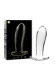 nebula series by ibiza - model 5 anal plug borosilicate glass clear 12.5 cm -o- 3.5 cm