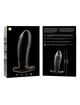 nebula series by ibiza - model 5 anal plug borosilicate glass clear 12.5 cm -o- 3.5 cm