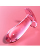 nebula series by ibiza - model 5 anal plug borosilicate glass clear 12.5 cm -o- 3.5 cm
