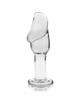 nebula series by ibiza - modelo 6 plug cristal transparente 12.5 cm -o- 4 cm