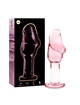 nebula series by ibiza - model 6 anal plug borosilicate glass clear 12.5 cm -o- 4 cm